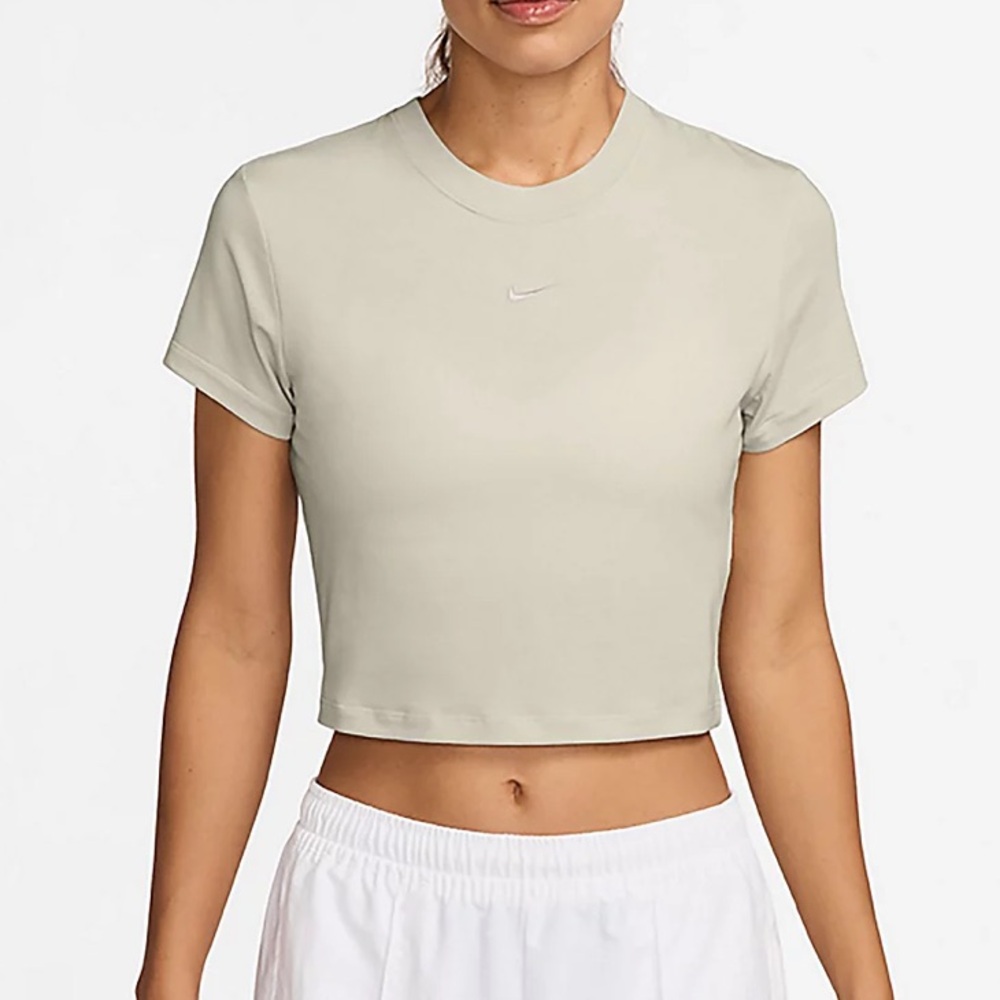 Nike Beige Tee with Logo